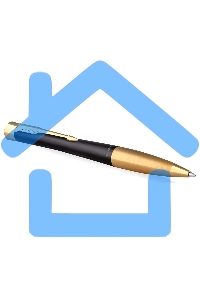 Ручка шариковая Parker Urban Core K314 (CW2143640) Muted Black GT M, синие чернила, подарочная коробка