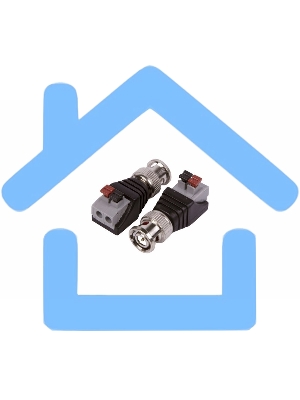 Разъем штекер BNC с быстрозажимной колодкой (блистер) Rexant 05-3076-2