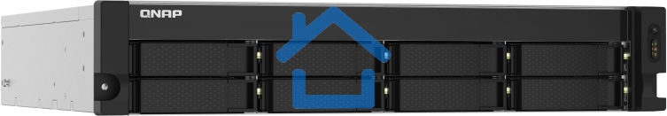 Сетевое хранилище без дисков SMB QNAP TS-832PXU-4G 8-Bay AL324 quad-core 1.7 GHz 2U rackmount NAS, 4Gb DDR4 UDIMM RAM (max 1x16Gb), SATA 6Gb/s, 2x 10GbE SFP+ LAN, 2x2.5 GbE LAN, 1x PCIe Gen2 x2 slot. W/o RAIL-B02