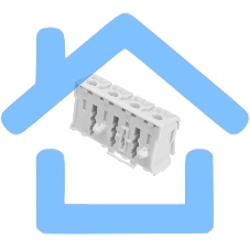 Клемма пружинная соединительная КСП 4-полюсная (50 шт./уп.) Rexant