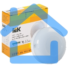 Светильник Iek LDPO3-1002-012-4000-K01LED ДПО 1002 12Вт 4000K IP54 с акуст.датч.