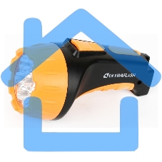 Фонарь LED 3807 (аккум 220В черный/жел. 7 LED; 2 режима SLA пласт. короб) Ultraflash 9216