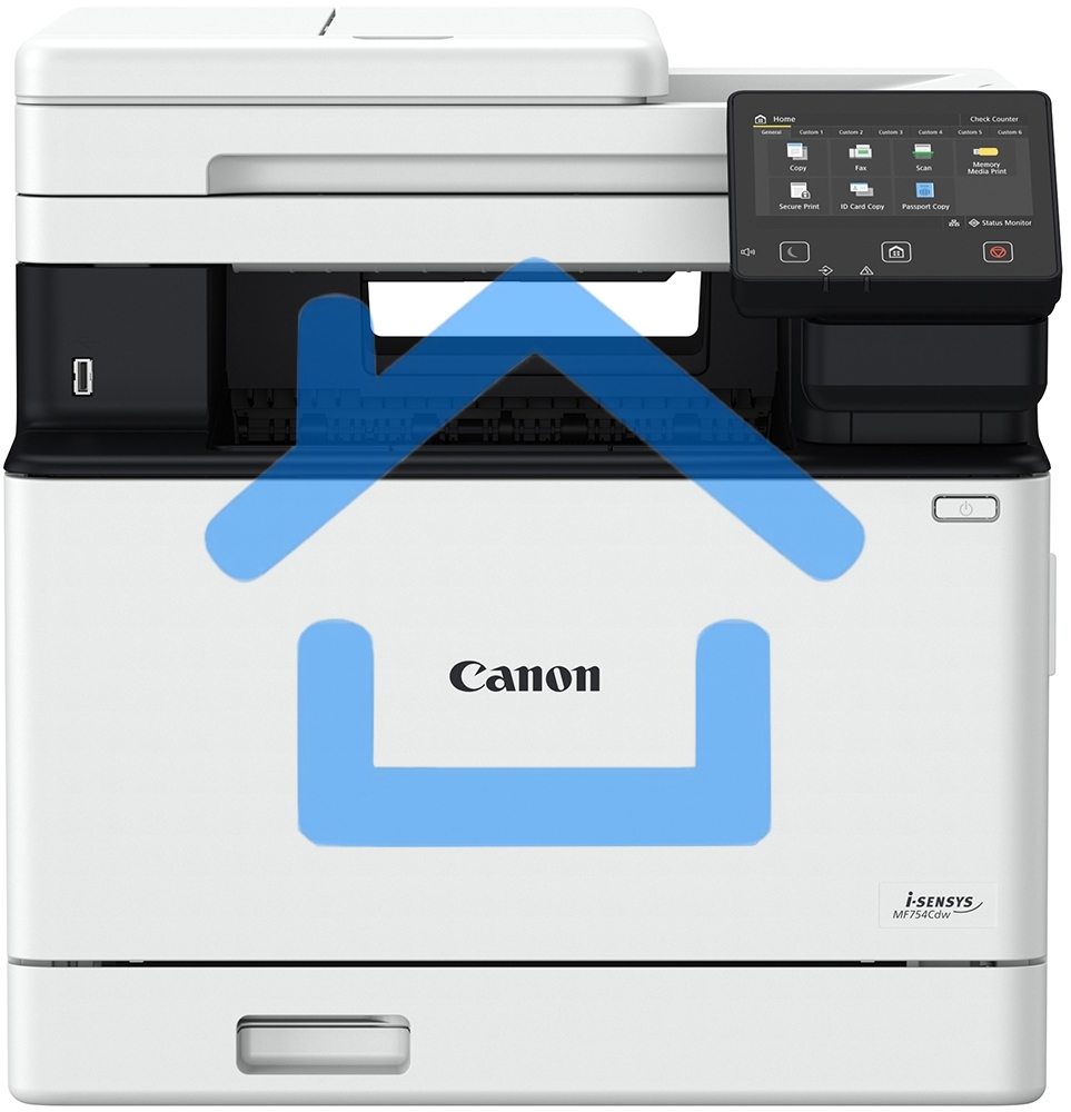 МФУ лазерное Canon i-Sensys Colour MF754Cdw (5455C009), А4, цветное, печ. 33 стр/мин., скан. до 50 стр/мин., 1200 x 1200 dpi (печать) 600x600dpi (скан.), USB, RJ-45, Wi-Fi, BlueTooth, Air Print, Mopria