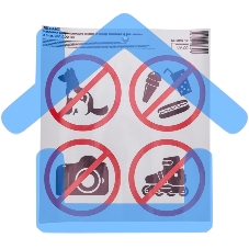 Наклейки запрещающие знаки Rexant 56-0040-10 