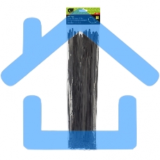 Хомуты, 400 х 8 мм, пластиковые, черные, 50 шт. Сибртех Хомуты, 400 х 8 мм, пластиковые, черные, 50 шт. Сибртех