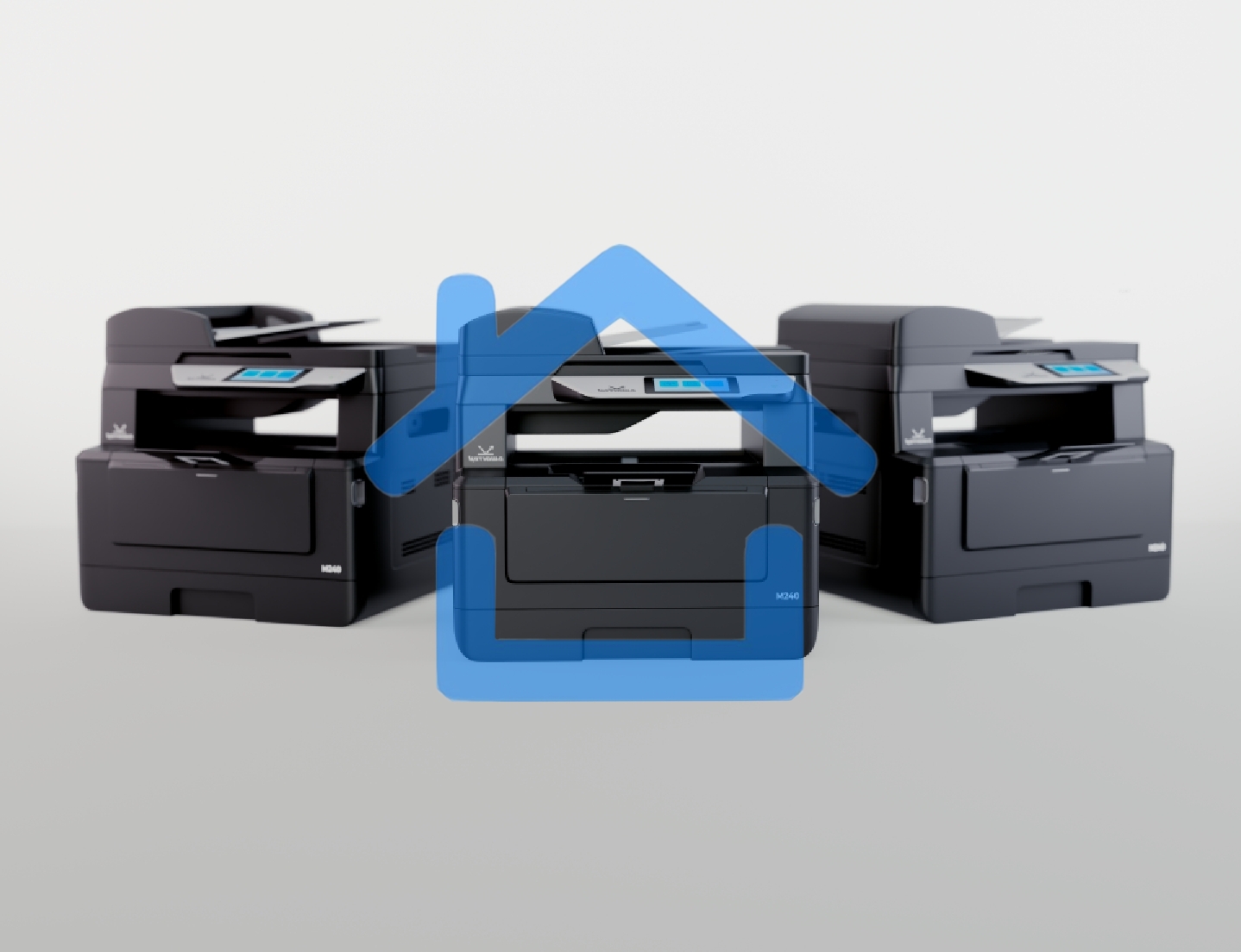 МФУ лазерный Катюша M240, A4, ч/б, 40 стр/мин., скан. до 37 стр/мин., 1200 x 1200 dpi (печать) 600 x 600 dpi (скан.), Ethernet, USB