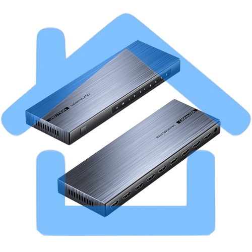 Разветвитель - сплиттер Vention HDMI 19F/8x19F на 8 мониторов