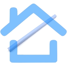 Крышка для петель Asus E406 синяя