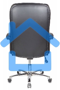 Кресло руководителя Бюрократ T-9908AXSN-AB черный, кожа, крестовина металл