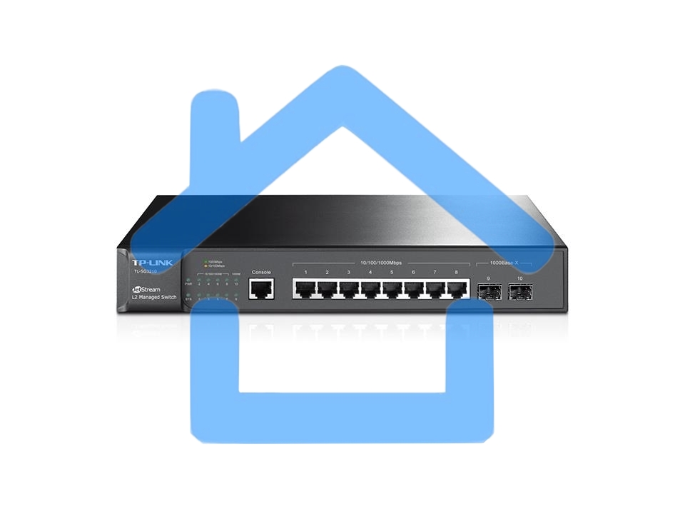 Коммутатор TP-Link SMB TL-SG3210 JetStream 8-Port Gigabit L2 Lite Managed Switch with 2 SFP Slots