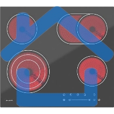 Варочная поверхность Darina 4P E329 B, черный