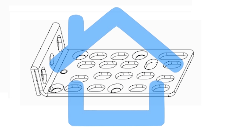 Крепление RCKMNT-1RU Комплект уголков крепежных Cisco 1U
