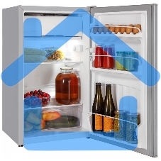 Холодильник Nordfrost NR 403 S серебристый однокамерный 100/11 л морозилка сверху