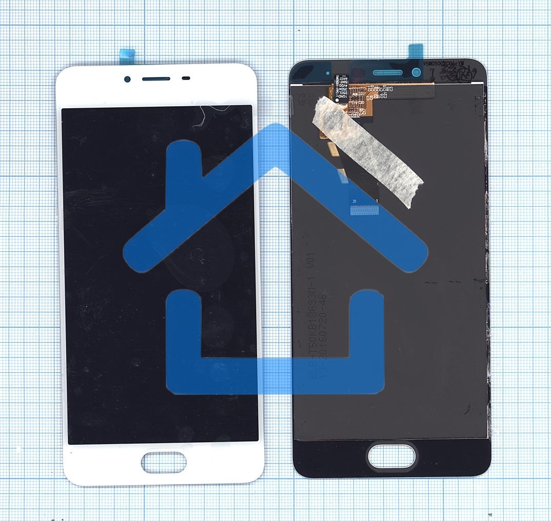 Дисплей для Meizu M3S / M3S mini белый