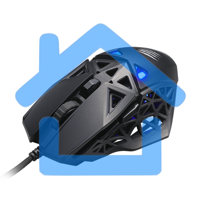 Мышь проводная Mad Catz M.O.J.O. M1 черный, 12000 dpi, USB, кнопки - 8