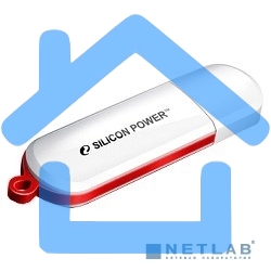 Флешка USB Silicon Power R/W 64 Gb LuxMini 320 SP064 GbUF2320V1W USB 2.0 белый