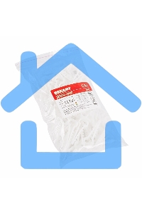 Дюбель-хомут нейлоновый прямоугольный Rexant 6-12 мм, белый, упаковка 100 шт.