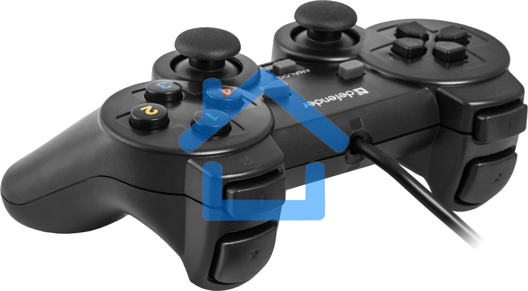 Геймпад Defender Omega USB, Проводной геймпад, 12 кнопок, 2 стика