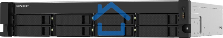 Сетевое хранилище без дисков SMB QNAP TS-832PXU-4G 8-Bay AL324 quad-core 1.7 GHz 2U rackmount NAS, 4Gb DDR4 UDIMM RAM (max 1x16Gb), SATA 6Gb/s, 2x 10GbE SFP+ LAN, 2x2.5 GbE LAN, 1x PCIe Gen2 x2 slot. W/o RAIL-B02
