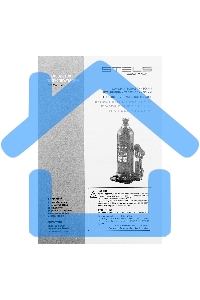 Домкрат гидравлический бутылочный, 2 т, h подъема 178–338 мм, в пласт. кейсе Stels