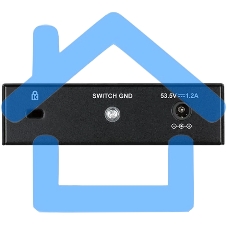 Неуправляемый коммутатор D-Link DGS-1005P/B3A с 5 портами 10/100/1000Base-T (4 порта PoE 802.3af/at, PoE-бюджет 60 Вт)