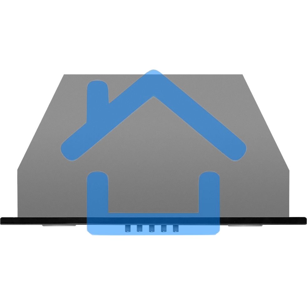 Вытяжка встраиваемая Monsher INNA 40 Noir черный, 40 см, 1200 куб. м/ч, 45 дБ