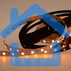 Лента светодиодная открытая, 10 мм, IP23, SMD 5050, 60 LED/m, 12 V, цвет свечения желтый