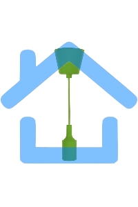 Патрон E27 силиконовый со шнуром 1 м зеленый Rexant