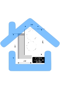 Индукционная варочная панель LEX EVI 320 BL3500Вт 2конф. 58х268х500мм 30см черный