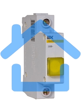 Лампа сигнальная ЛС-47М жел. ИЭК MLS20-230-K05