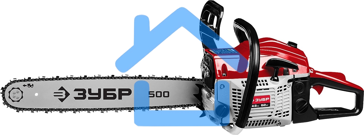 Бензопила ЗУБР ПБЦ-М62-50, 62 см3, шина 50 см