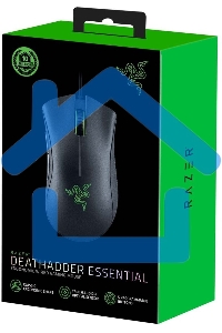 Мышь проводная Razer DeathAdder Essential черный, 6400 dpi, USB, кнопки - 5