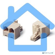 Разветвитель US-12 RJ45 8P8C (джек) -> 2x8P8C (розетки)