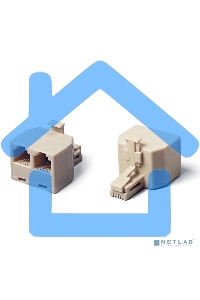 Разветвитель US-12 RJ45 8P8C (джек) -> 2x8P8C (розетки)
