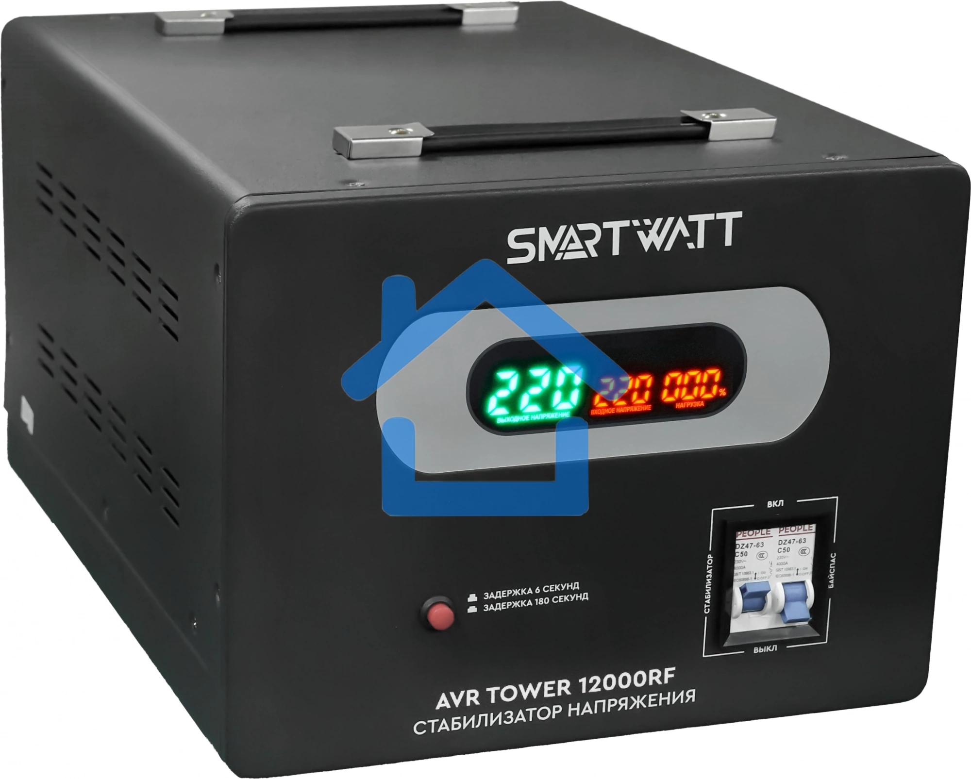 Стабилизатор напряжения напольный SMARTWATT AVR TOWER 12000RF