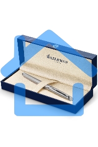 Ручка перьевая Waterman Hemisphere (CWS0920410) Steel CT F сталь нержавеющая, подарочная коробка