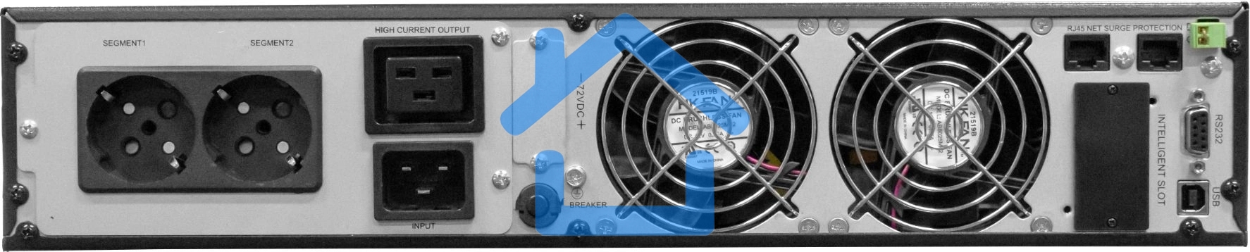 Источник бесперебойного питания SKAT-UPS 3000 RACK ИБП 220В 50/60Гц 2700Вт On-Line синусоида (без АКБ)