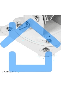Потолочно-настенный кронштейн для проектора ONKRON K3A белый
