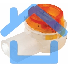 Соединитель для жил, изолированный К-2, (d=0,4-0,9 мм), D=2,08мм (упак. 5 шт) Rexant