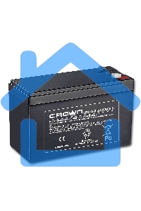 Батарея CROWN CBT-12-9.2 (12V 9.2Ah) F2 срок службы 5 лет