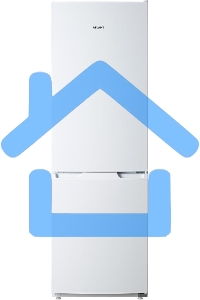 Холодильник Atlant ХМ-4721-101 белый двухкамерный 211/115л морозилка снизу