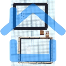 Сенсорное стекло (тачскрин) CTP195-080-A. черное