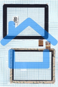 Сенсорное стекло (тачскрин) CTP195-080-A. черное