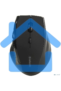 Мышь беспроводная Defender Accura MM-365 черный, 1600 dpi, радиоканал, USB, кнопки - 6