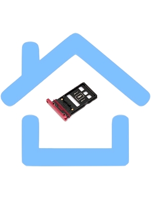 Лоток для SIM-карты Huawei Mate 20 Pro красный