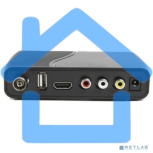 Ресивер эфирный цифровой Эфир DVB-T2 HD HD-215 пластик, дисплей DOLBY DIGITAL,