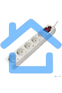 Сетевой фильтр Гарнизон EHLW-2 5р 10А 3м белый