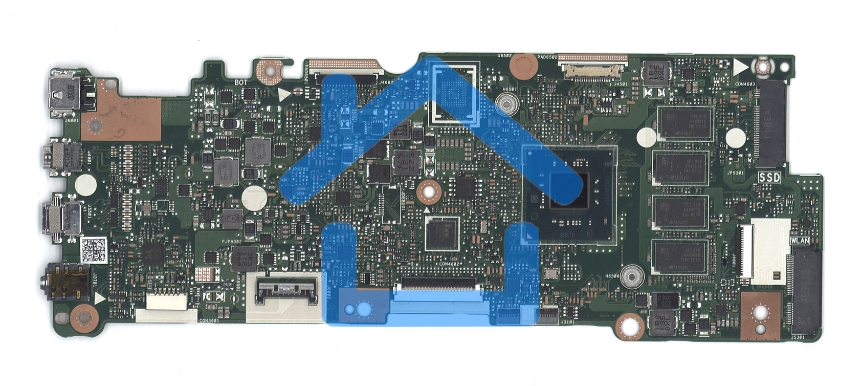 Материнская плата для Asus TP401MA 4G/N4020 90NB0IV0-R000L0