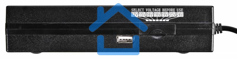 Блок питания Buro BUM-1129М120 ручной 120W 12V-20V 11-connectors 1xUSB 1A от бытовой электросети