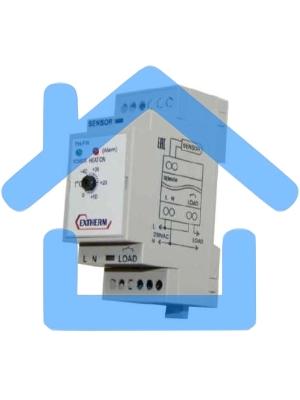 Термостат мех. для площадок; грунта; пола 16А на DIN-рейку Extherm Th-fix